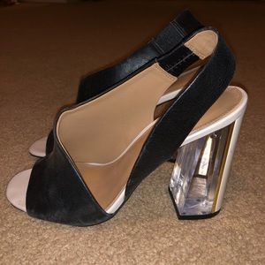 Calvin Klein Open Toe Block Heels